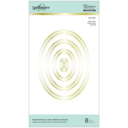 Spellbinders Glimmer Hot Foil Ovales