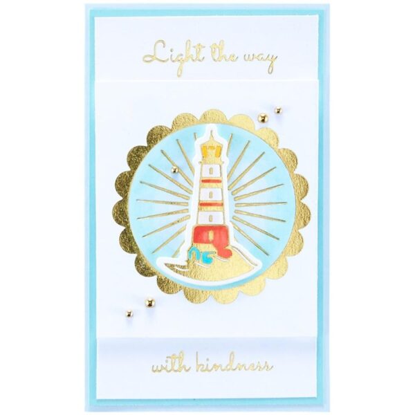 Spellbinders Glimmer Hot Foil Plaque Phare