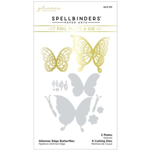 Spellbinders Glimmer Hot Foil & Die Papillons
