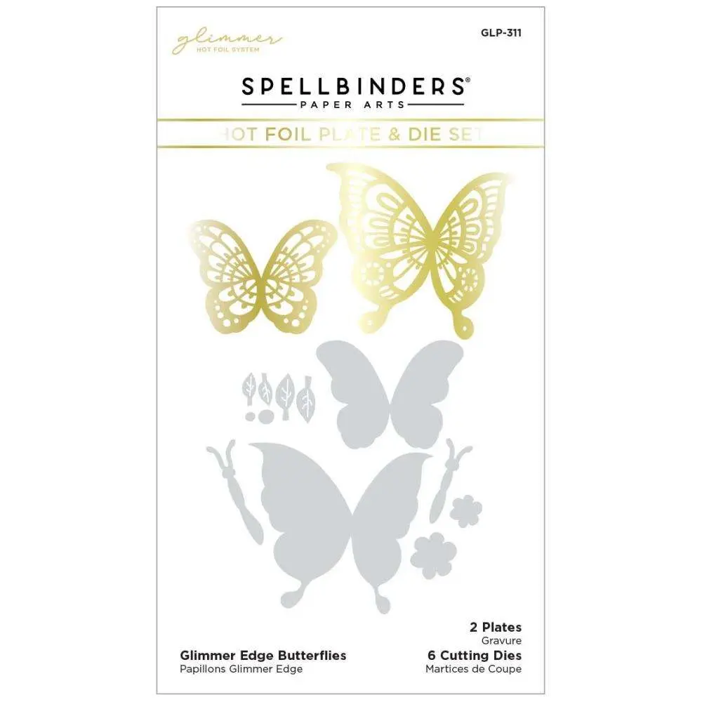 Spellbinders Glimmer Hot Foil & Die Papillons