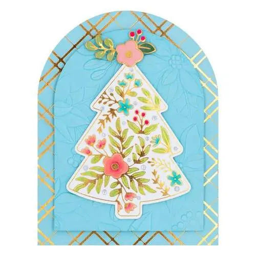 Spellbinders Glimmer Hot Foil & Die Arbre en Fleurs