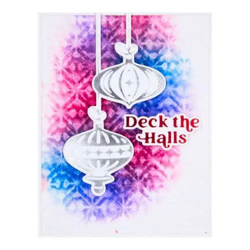 Spellbinders Glimmer Hot Foil Die & Plaque Ornements rétro