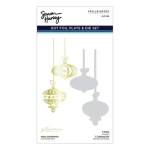 Spellbinders Glimmer Hot Foil Die & Plaque Ornements rétro
