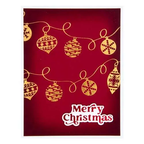 Spellbinders Glimmer Hot Foil Die & Plaque Chaîne d'Ornements