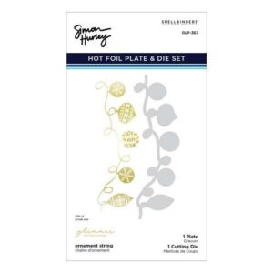 Spellbinders Glimmer Hot Foil Die & Plaque Chaîne d'Ornements