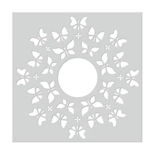 Hero Arts Stencil Cercle Papillons