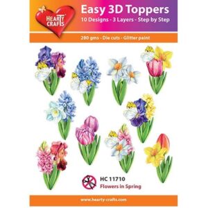 Hearty Crafts 3D toppers Fleurs au printemps