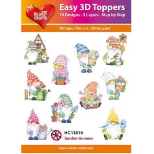 Hearty Crafts 3D toppers Nains de jardin