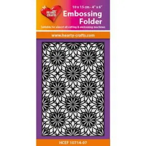 Hearty Crafts Plaque Embossage Florale