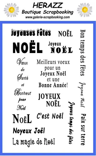 Herazz Étampes Joyeux Noël