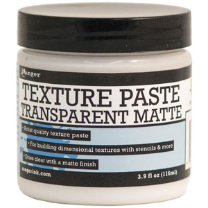 Ranger Texture Paste Transparente matte pot de 4 onces