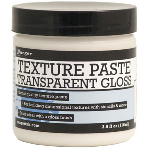 Ranger Texture Paste Transparente gloss pot de 4 onces