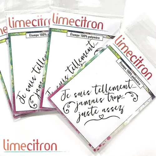 Limecitron Étampe Je suis tellement
