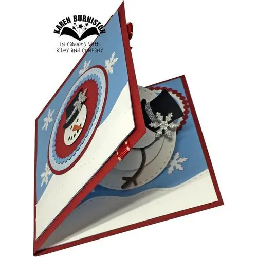 Karen Burniston Dies Bonhomme de Neige Pop-Up