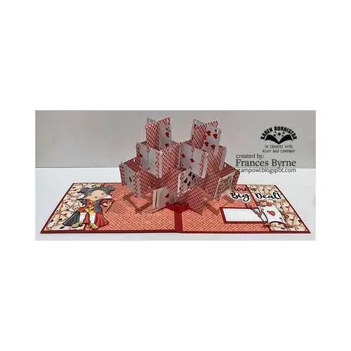 Karen Burniston Dies Château de cartes Pop-Up