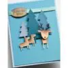 Poppystamps Ensemble Die & Étampes Renne de la Forêt