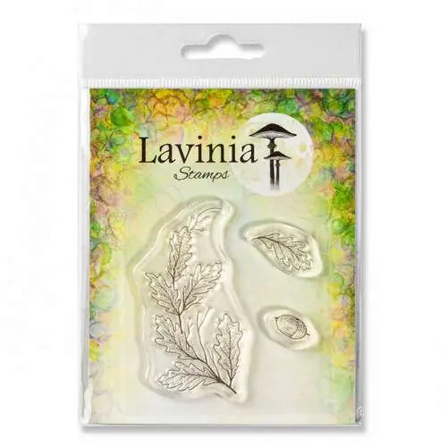 Lavinia Étampe Branche, Feuilles & Gland de Chêne