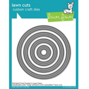 Lawn Fawn Matrice de découpe Stitched Circle Frames