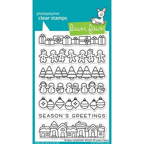Lawn Fawn Étampes Célébrons l'hiver