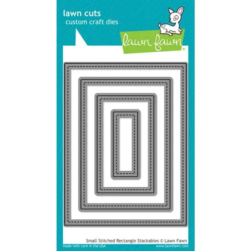 Lawn Fawn Matrice de découpe Small Stitched Rectangles