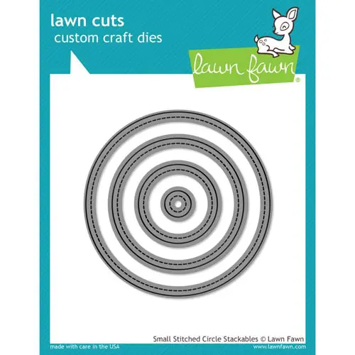 Lawn Fawn Matrice de découpe Small Stitched Cercles