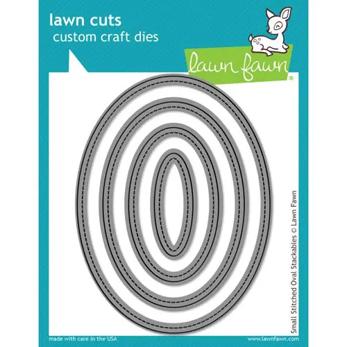 Lawn Fawn Matrice de découpe Small Stitched Ovales