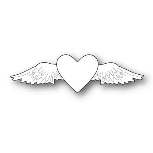 Memory Box die Coeur ailé