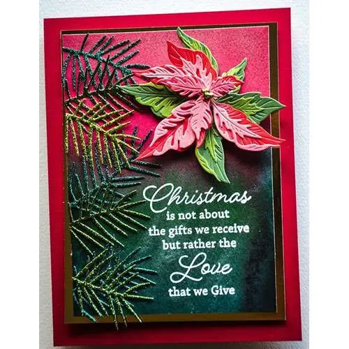 Memory Box die Poinsettia