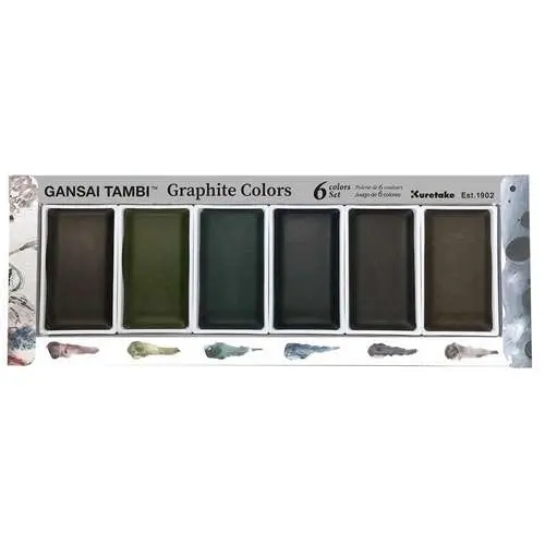 Kuretake Gansai Tambi Peinture Aquarelle Graphite