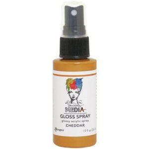 Dina Wakley Media Gloss Spray Cheddar