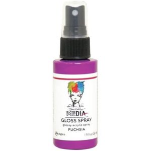 Dina Wakley Media Gloss Spray Fuchsia