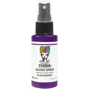 Dina Wakley Media Gloss Spray Blackberry