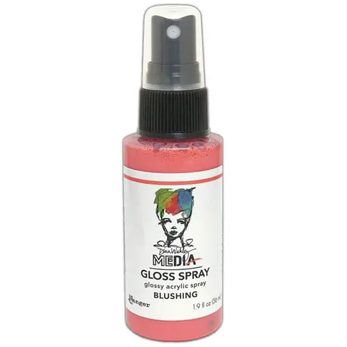 Dina Wakley Media Gloss Spray Blushing