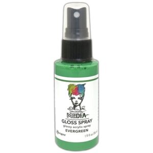 Dina Wakley Media Gloss Spray Evergreen