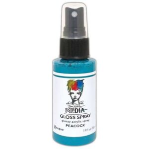 Dina Wakley Media Métallique Gloss Spray Peacock