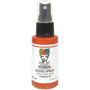 Dina Wakley Media Gloss Spray Tangelo