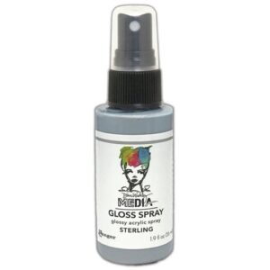 Dina Wakley Media Métallique Gloss Spray Sterling