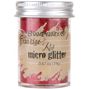Stampendous Micro Glitter Rouge