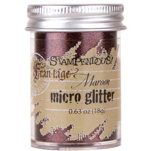 Stampendous Micro Glitter Marron