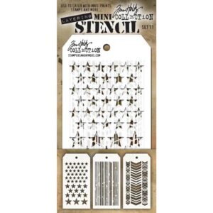 Tim Holtz Ensemble Mini Stencil 11