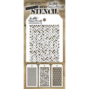 Tim Holtz Ensemble Mini Stencil 13