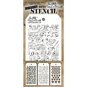 Tim Holtz Ensemble Mini Stencil 6