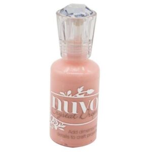 Crystal Drops Rose Coquillage