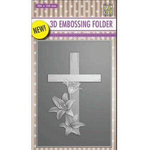 Nellie's Choice Plaque embossage 3D Croix