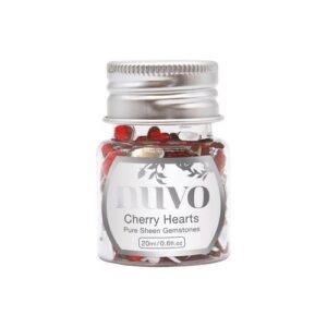 Nuvo Pure Sheen Gemstones Cherry Hearts