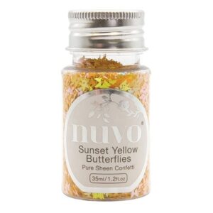 Nuvo Confetti Sunset Yellow Butterflies