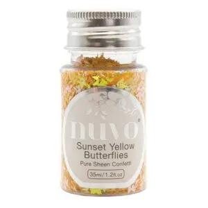 Nuvo Confetti Sunset Yellow Butterflies