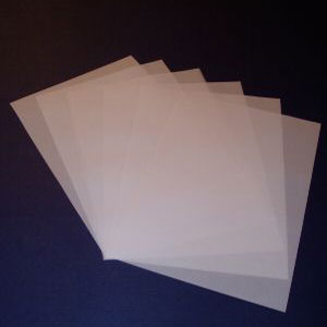 Papier Vélin translucide 8.5 X 11 pouces 29 lbs.