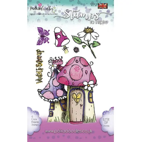 Polkadoodles Étampe Quoi de Neuf Buttercup