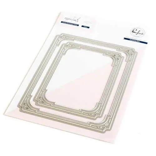 Pinkfresh Studio Ensemble de Dies Cadres rectangulaires ornés